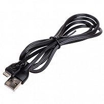 Кабель USB - Lightning 3.0А  1м  SKYWAY Черный в коробке